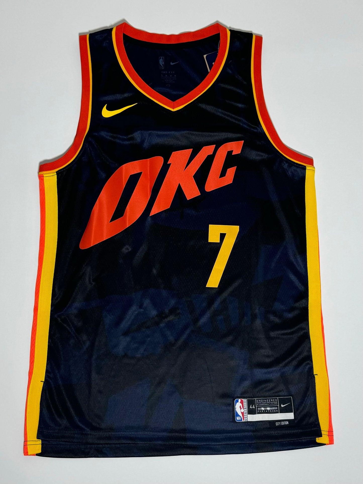 Chet Holmgren OKC Thunder City jersey