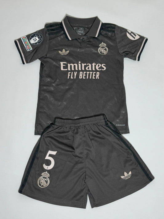 Jude Bellingham Real Madrid youth alternate jersey shorts set