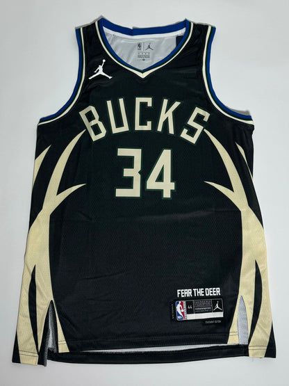 Giannis Antetokounmpo Bucks statement jersey