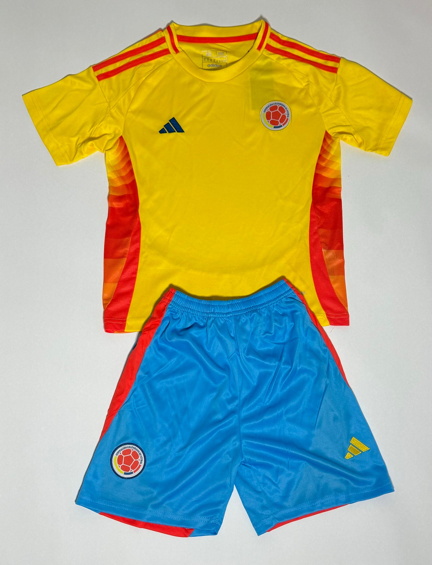 Colombia home youth jersey shorts set