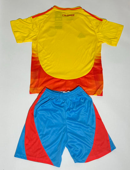 Colombia home youth jersey shorts set